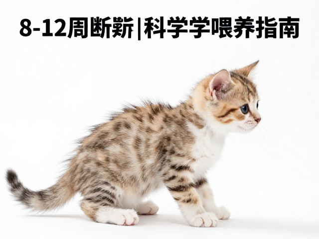 幼猫8-12周断奶期,骨骼柔软需支撑,科学喂养指南