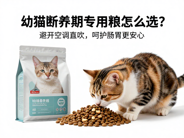 幼猫断奶期专用粮怎么选?避开空调直吹,呵护肠胃更安心