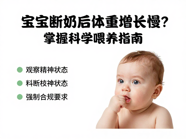 宝宝断奶后体重增长慢?观察精神状态,掌握科学喂养指南