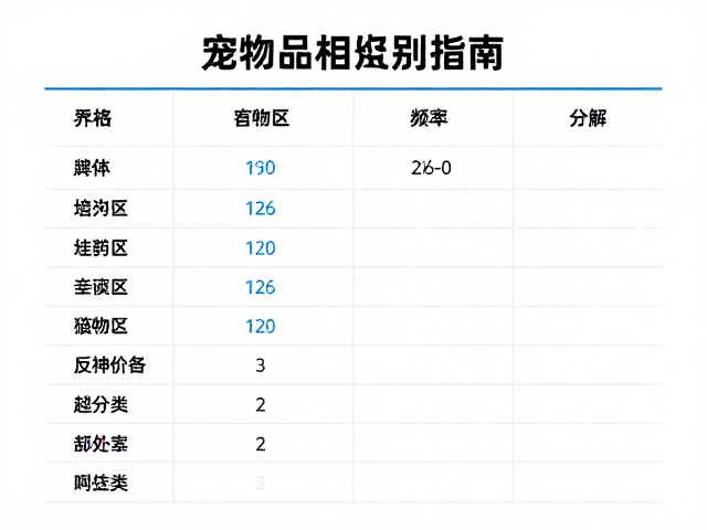 宠物品相识别指南,疫苗记录与安静吠叫频率全解析