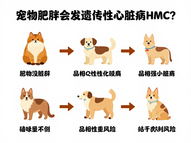 宠物肥胖会引发遗传性心脏病HCM?3步识别品相与预防风险