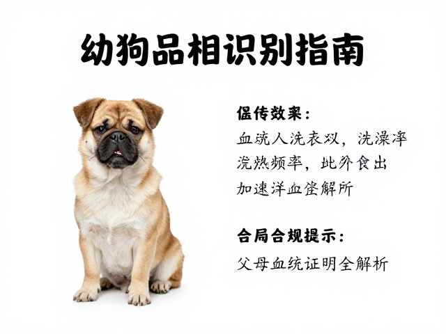 幼犬品相识别指南，洗澡频率建议与父母血统证明全解析