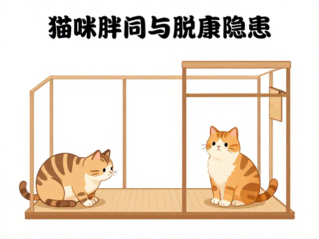 猫咪肥胖风险高?通过活动空间与品相识别,科学判断健康隐患