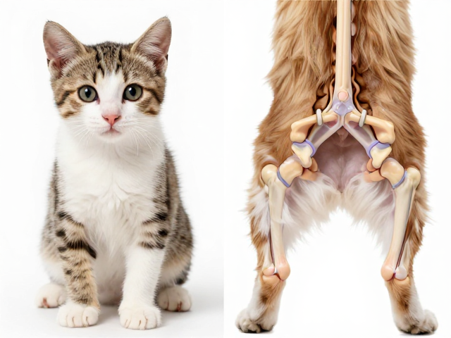 幼猫成猫髋关节评估差异,科学配色繁育避坑指南