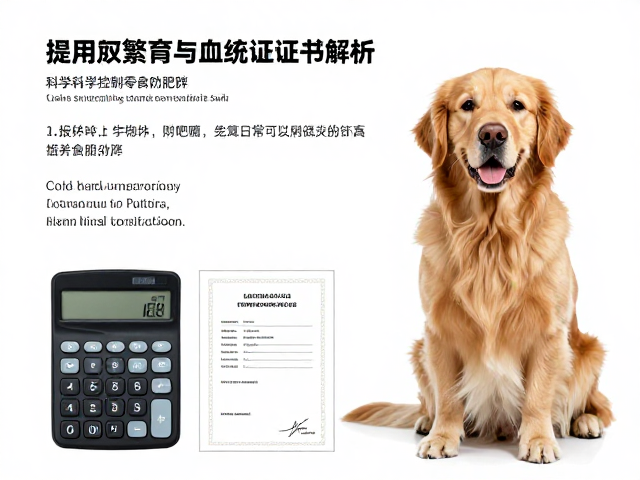 金毛犬配色繁育与血统证书解析,如何科学控制零食防肥胖