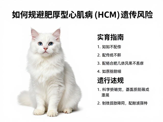 纯白猫繁育指南,如何规避肥厚型心肌病(HCM)遗传风险