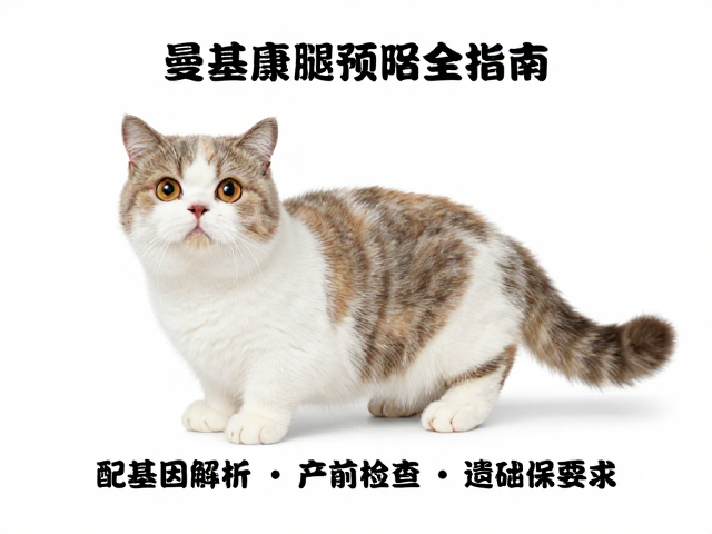 曼基康短腿猫繁育,配色基因解析与产前检查项目全指南