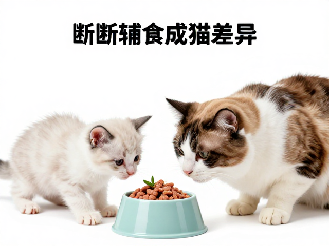 幼猫断奶辅食与成猫差异,科学配色繁育下的喂养指南