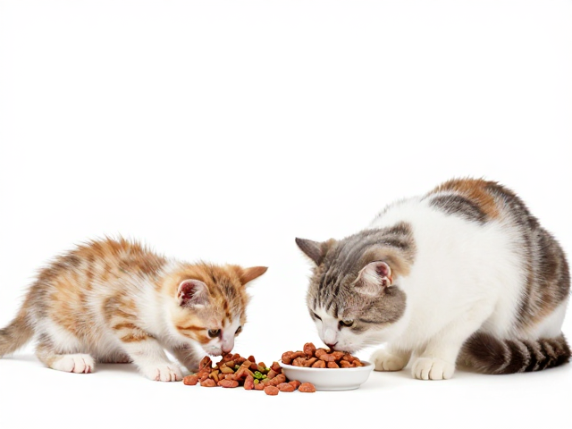 幼猫断奶辅食与成猫差异,科学配色繁育下的喂养指南