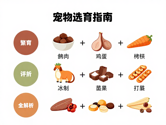 宠物选育指南,配色繁育、体型评估与零食控制全解析
