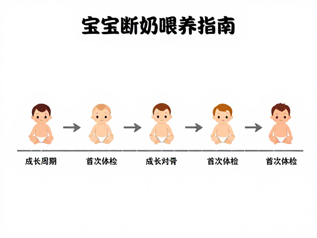 宝宝断奶喂养指南,成长周期对照与首次体检关键时间点