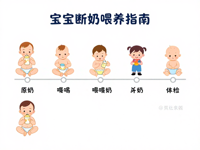 宝宝断奶喂养指南,成长周期对照与首次体检关键时间点