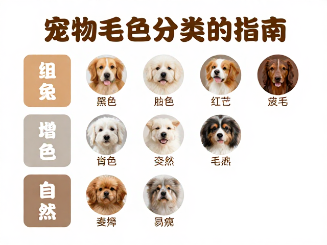 宠物毛色分类与繁育配色指南,营养膏如何辅助美毛增色