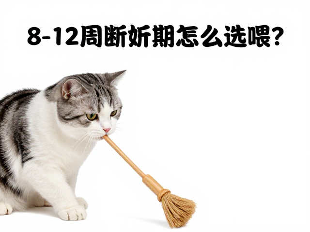 8-12周断奶期怎么喂?逗猫棒辅助训练与独立期喂养指南
