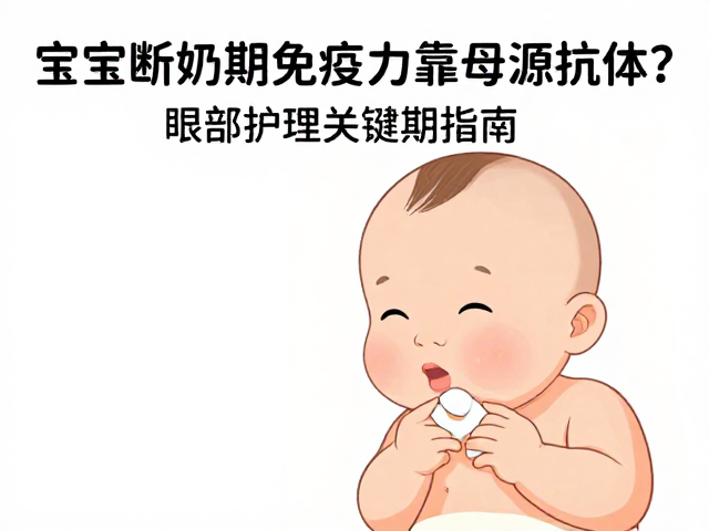 宝宝断奶期免疫力靠母源抗体?眼部护理关键期指南