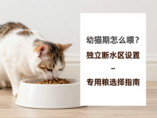 幼猫断奶期怎么喂?独立饮水区设置与专用粮选择指南