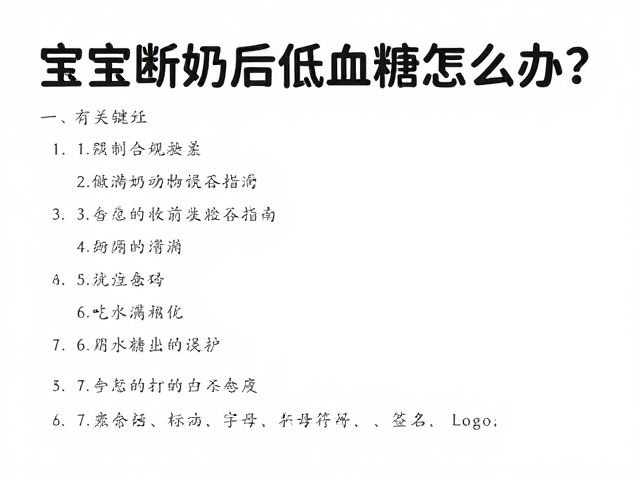 宝宝断奶后低血糖怎么办?细小物件收纳防误吞指南