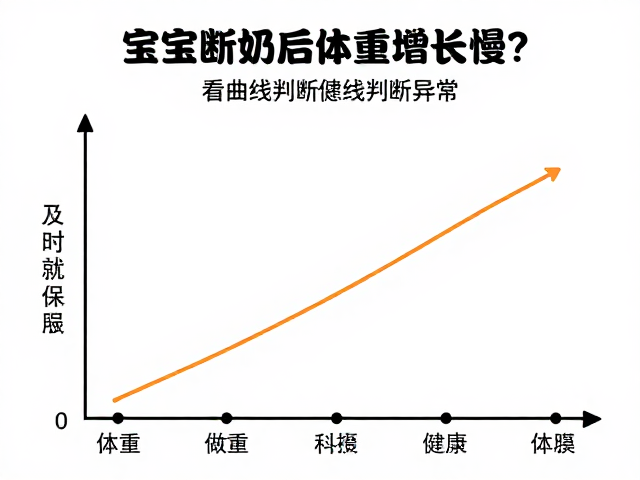 宝宝断奶后体重增长慢?看曲线判断异常,及时就医保健康