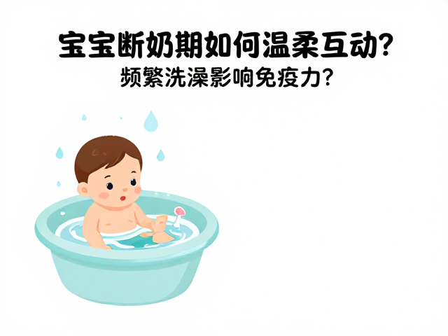 宝宝断奶期如何温柔互动?频繁洗澡影响免疫力?专家避坑指南