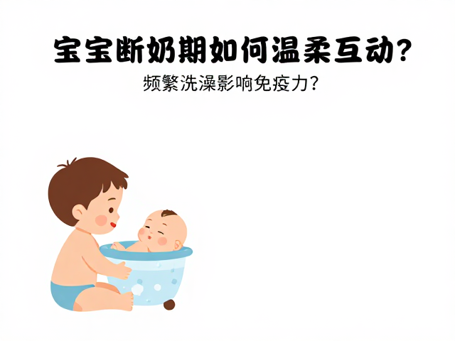 宝宝断奶期如何温柔互动?频繁洗澡影响免疫力?专家避坑指南