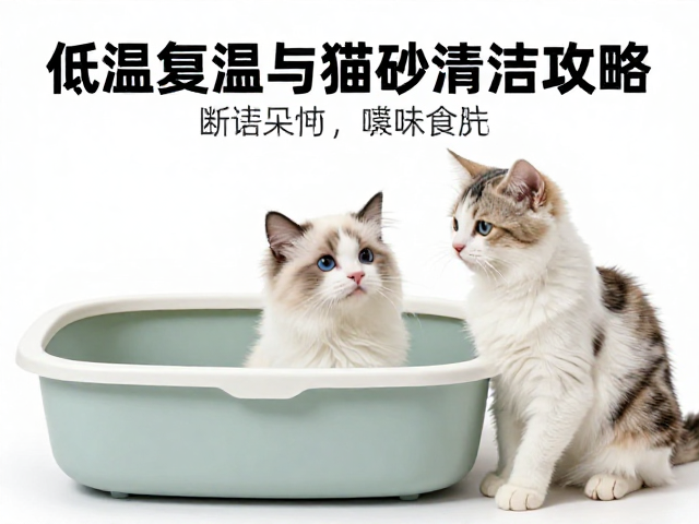 幼猫断奶期喂养指南,低温复温与猫砂盆清洁全攻略