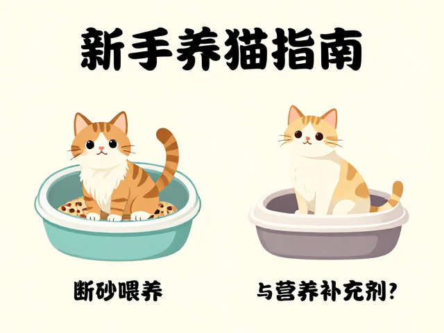 新手养猫指南,断奶喂养、猫砂盆选择与营养补充剂全解析
