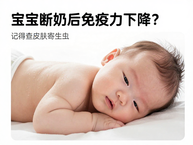 宝宝断奶后免疫力下降?母源抗体不足,记得查皮肤寄生虫