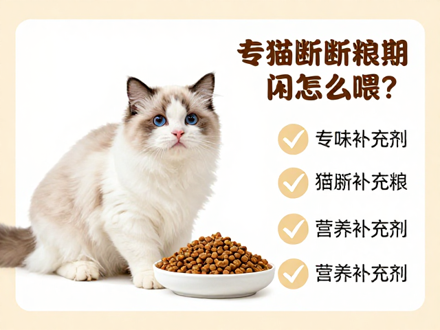 幼猫断奶期怎么喂?专用奶糕粮搭配营养补充剂全攻略