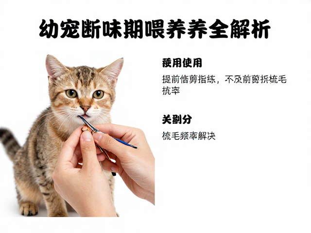 幼宠断奶期喂养指南,定期修剪指甲与梳毛频率全解析