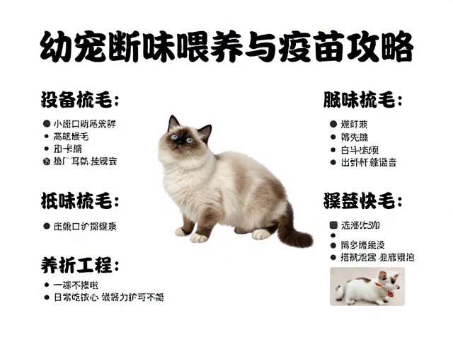 幼宠断奶喂养与疫苗攻略,日常梳毛护理全解析