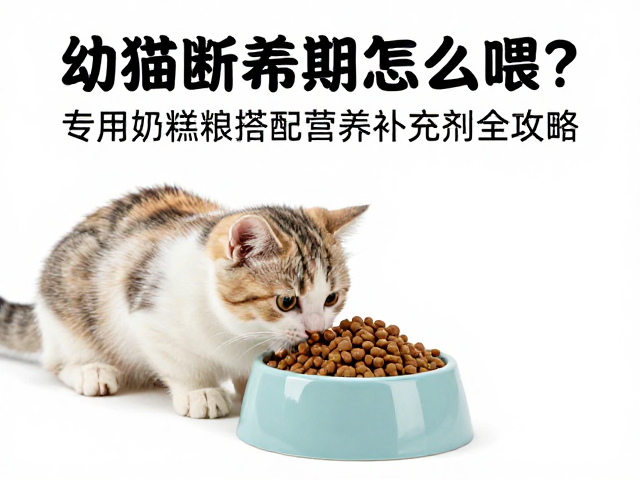 幼猫断奶期怎么喂？专用奶糕粮搭配营养补充剂全攻略