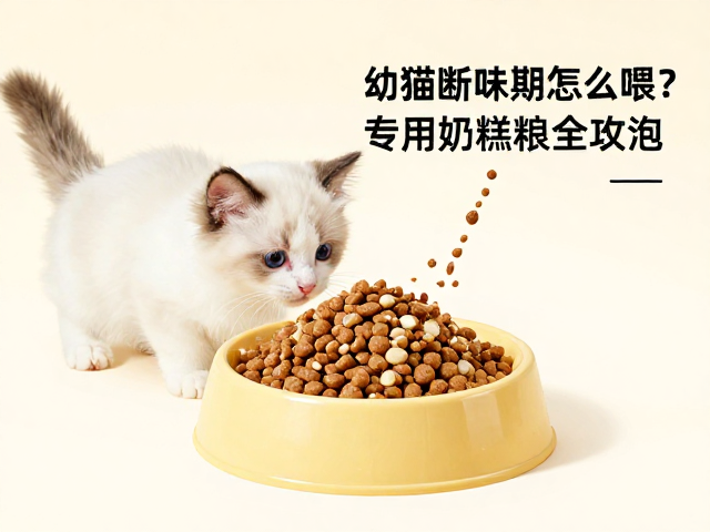 幼猫断奶期怎么喂?专用奶糕粮搭配营养补充剂全攻略