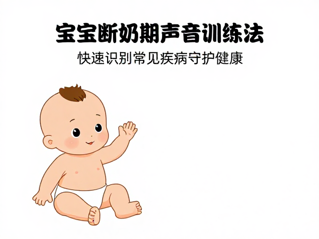 宝宝断奶期声音训练法,快速识别常见疾病守护健康