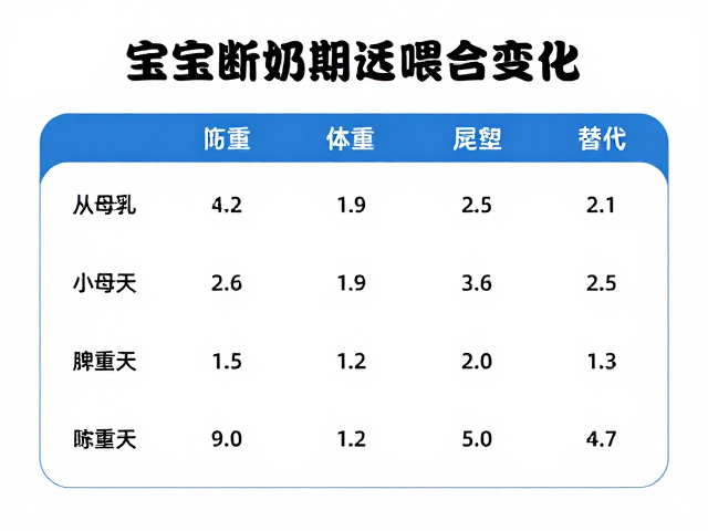 宝宝断奶期怎么喂?记录体重变化,破解挑食对策全攻略