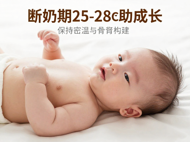 宝宝断奶期骨骼发育关键,保持室温25-28℃助成长