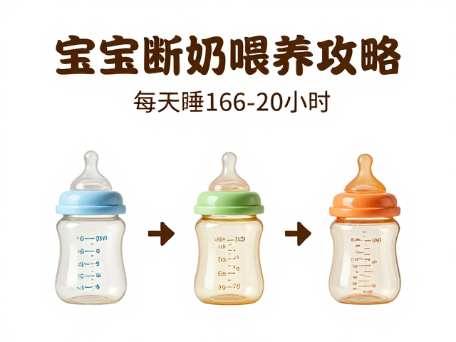 宝宝断奶喂养攻略,每天睡16-20小时,奶瓶与奶嘴怎么选?