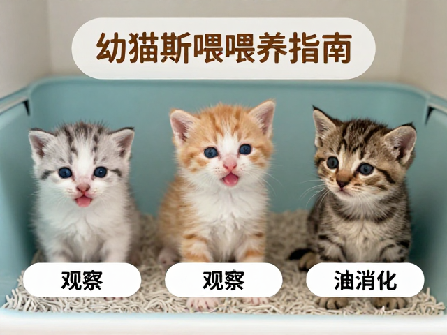 幼猫断奶期喂养指南，品种特征观察与专用猫砂选择