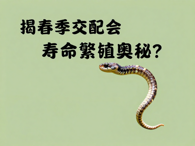 春季交配会吐蛇蜕？揭秘动物寿命与繁殖奥秘