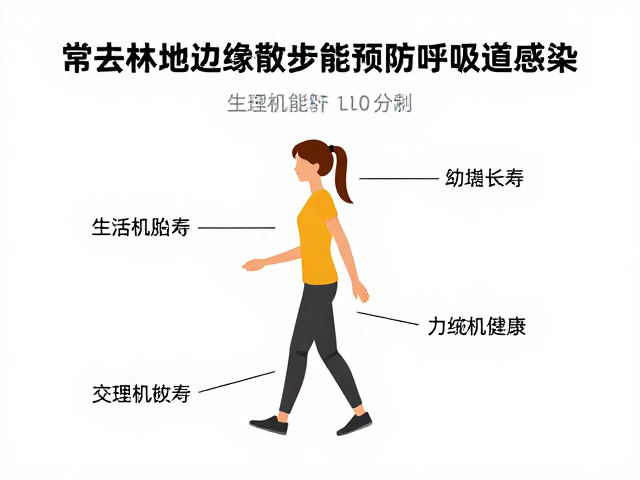 常去林地边缘散步能预防呼吸道感染，助你健康长寿