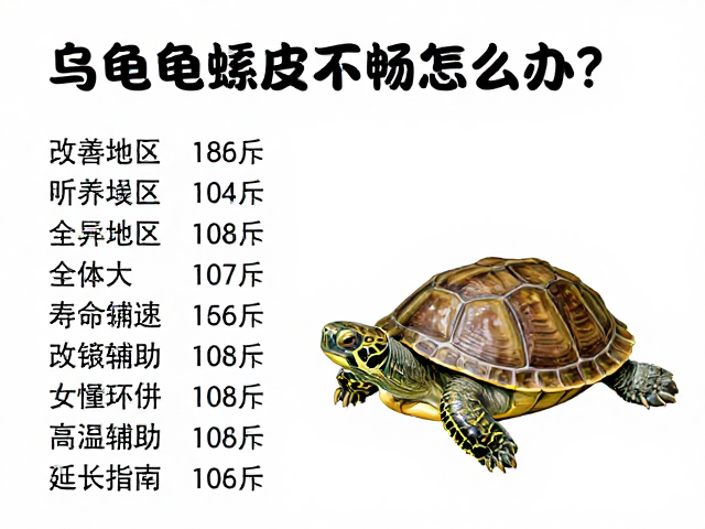 乌龟蜕皮不畅怎么办?全国地区价格差异大,寿命延长指南