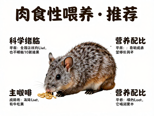 肉食性小型哺乳动物主食推荐，如何科学喂养延长寿命