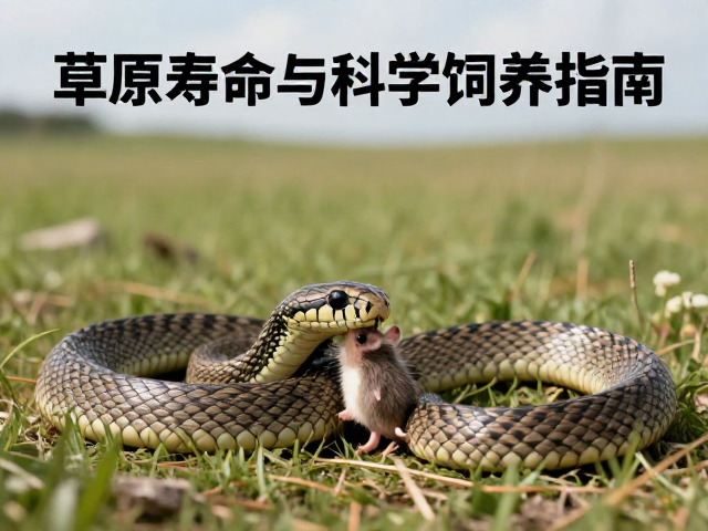 草原牧场幼蛇喂乳鼠，蛇类寿命与科学饲养指南