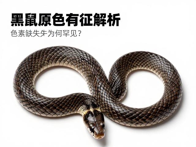 黑鼠蛇原色特征解析,色素缺失为何罕见?