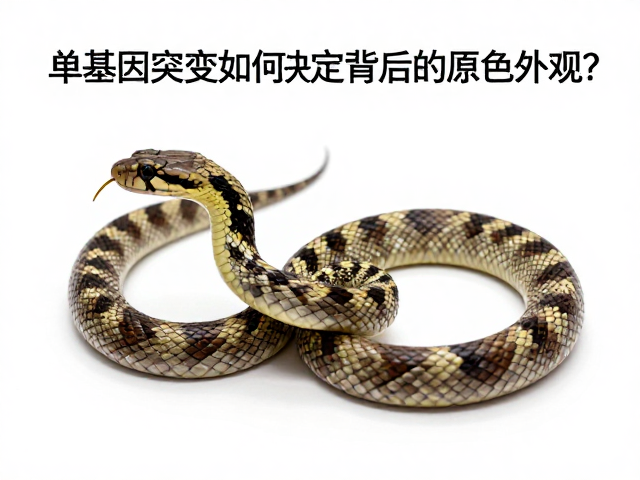 单基因突变如何决定蛇类原色外观?揭秘基因育种背后的科学逻辑