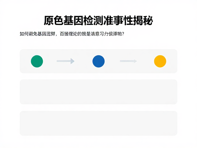 原色基因检测准确性揭秘,如何避免结果混淆与误读?