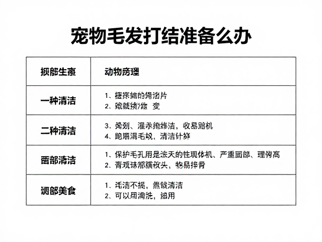 宠物毛发打结怎么办?配色繁育前的清洁准备清单与护理指南
