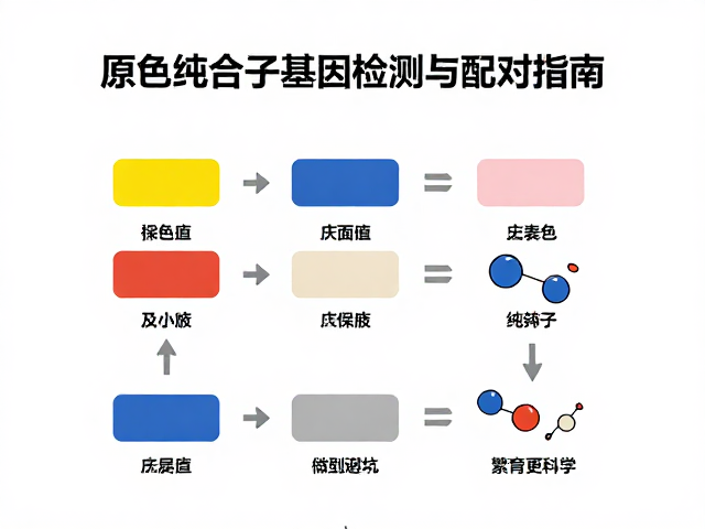 原色纯合子基因检测与配对指南,精准避坑,繁育更科学