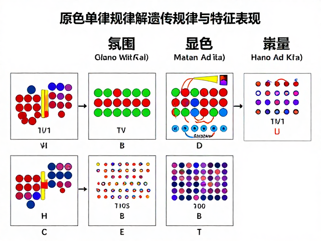 原色单基因品系共显性，解析遗传规律与特征表现