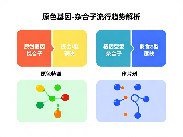 原色基因,纯合子与杂合子选择下的流行趋势解析
