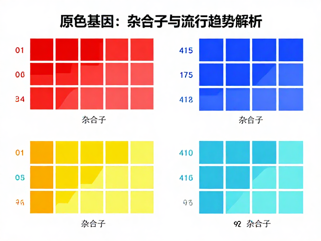 原色基因，纯合子与杂合子选择下的流行趋势解析